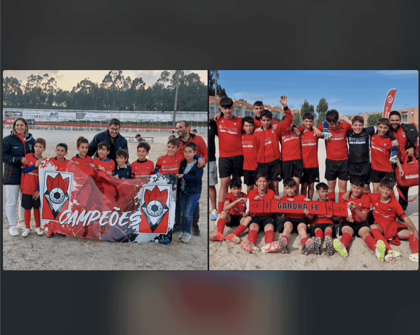 Futebol: Gandra FC é o novo campeão concelhio nos infantis e traquinas gandra FC