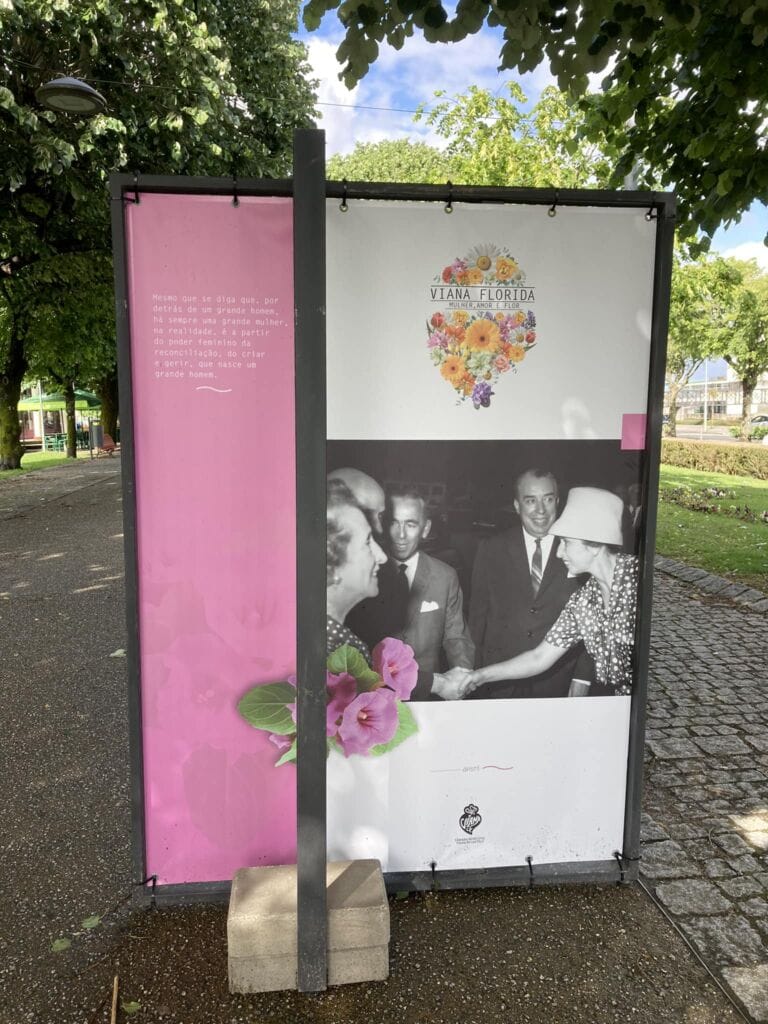 Viana: Câmara fez renascer Américo Tomás pelas flores e o BE já veio criticar Amercio Tomas Viana florida