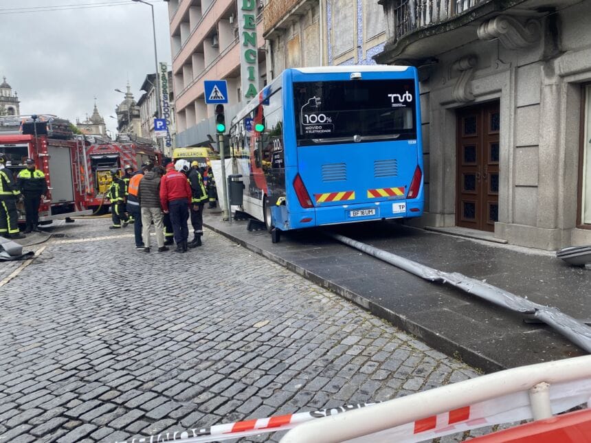 atropelado morto autocarro braga TUB