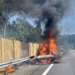 a28 carro arde esposende - 1
