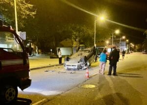 Esposende: Despiste na "Marginal" faz um ferido Esposende acidente marginal