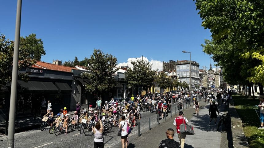 manif bicicleta Braga