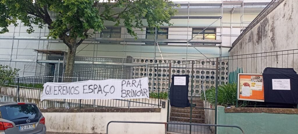 Braga protesto escola sé