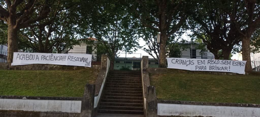 Braga protesto escola sé
