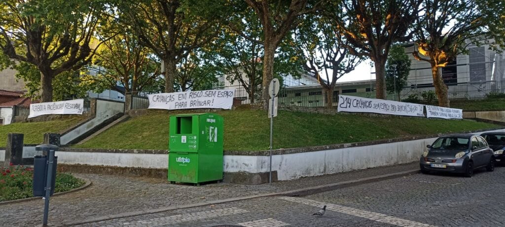 Braga protesto escola sé