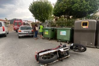 Acidente mota Esposende EN13 - 2