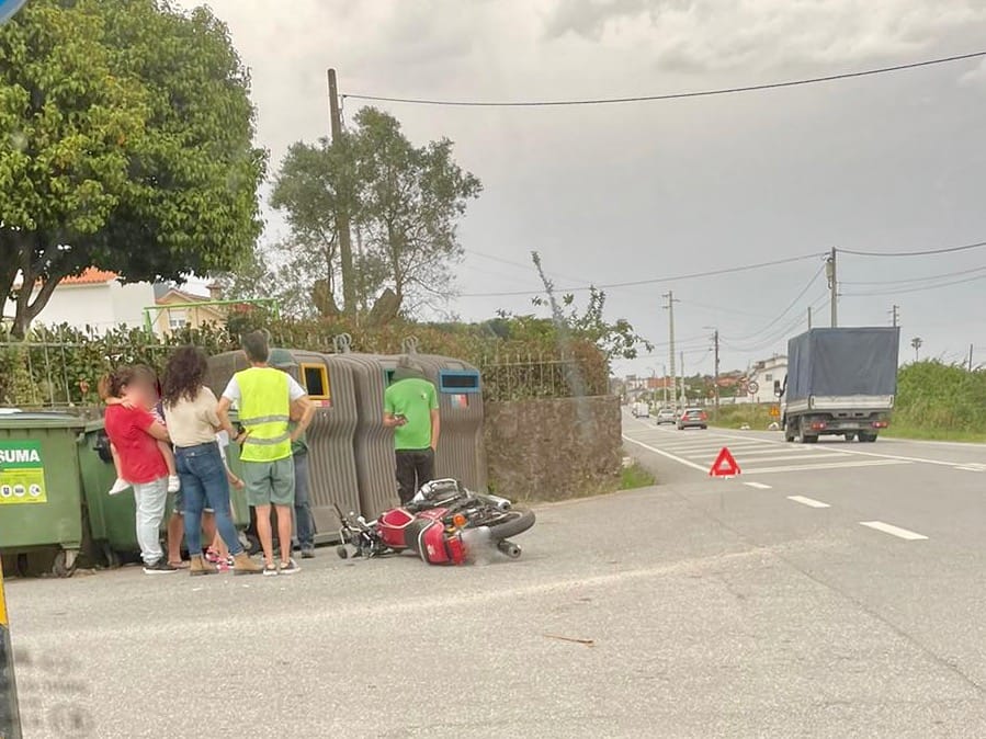 Acidente mota Esposende EN13 - 2