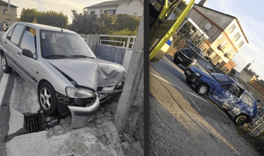 Esposende: Mais um acidente na EN13. Colisão em Antas faz dois feridos Acidente esposende antas