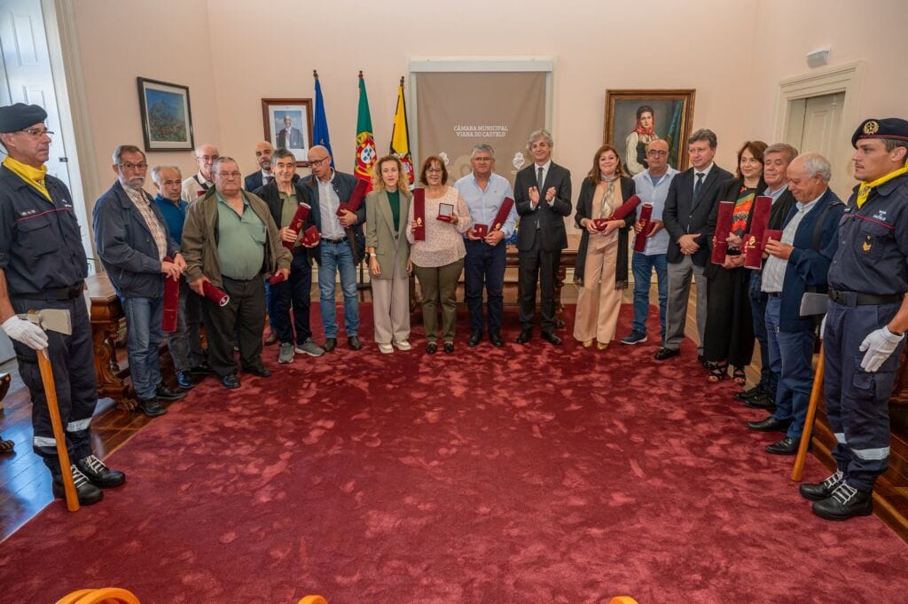 funcionários viana homenageados