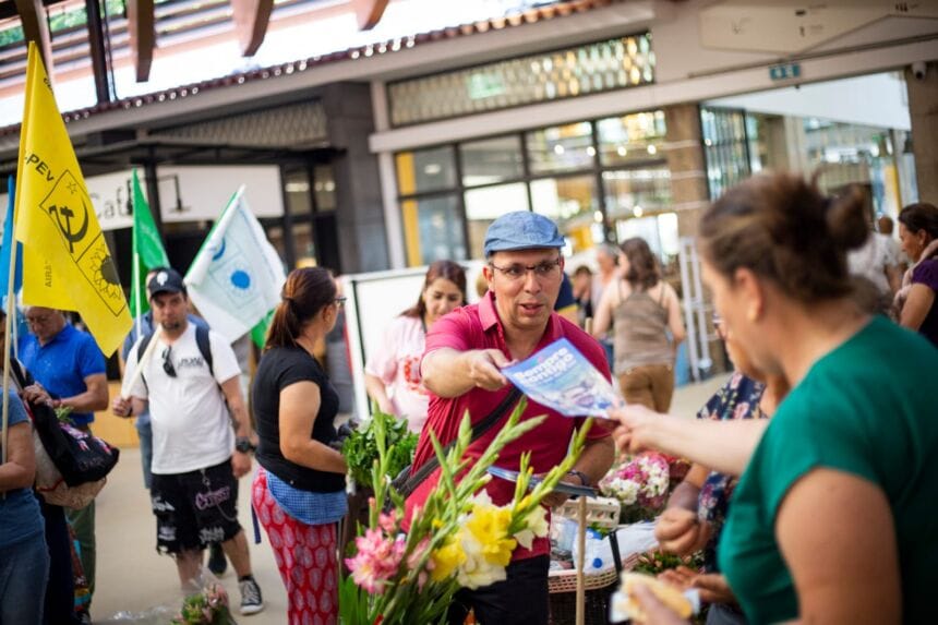 Europeias: CDU defende em Braga produção local sustentável e pequena e média agricultura Braga europeias CDU Vitor Rodrigues