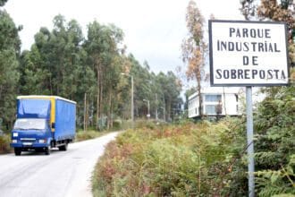 Parque industrial sobreposta Braga