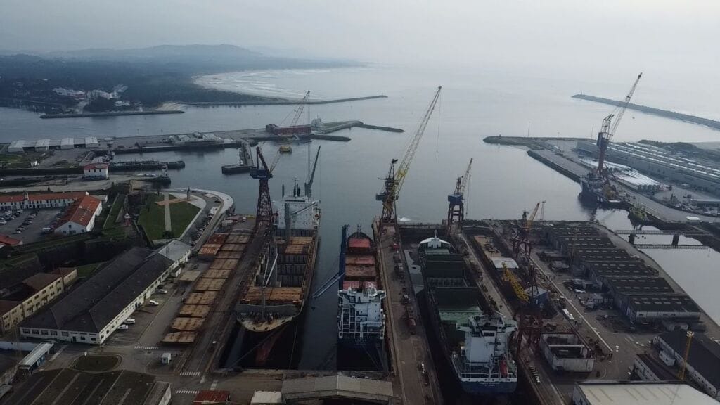 Porto de Viana do Castelo estaleiro
