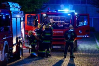 Simulacro hospital braga bombeiro