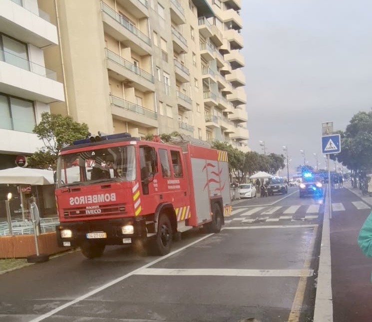 Póvoa de Varzim bombeiros incendio