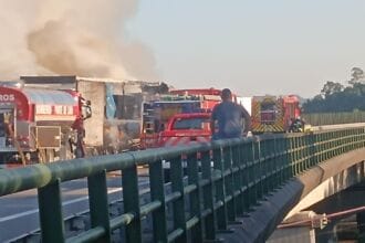 Ponte de Lima A3 camião
