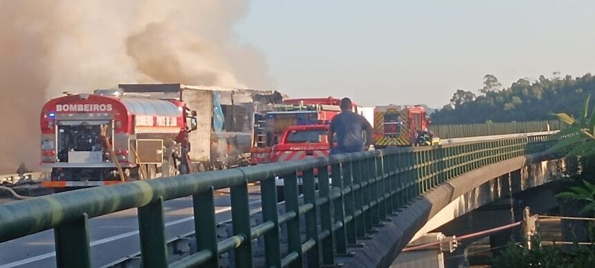 Ponte de Lima A3 camião