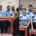 PSP e GNR Braga doar sangue hospital