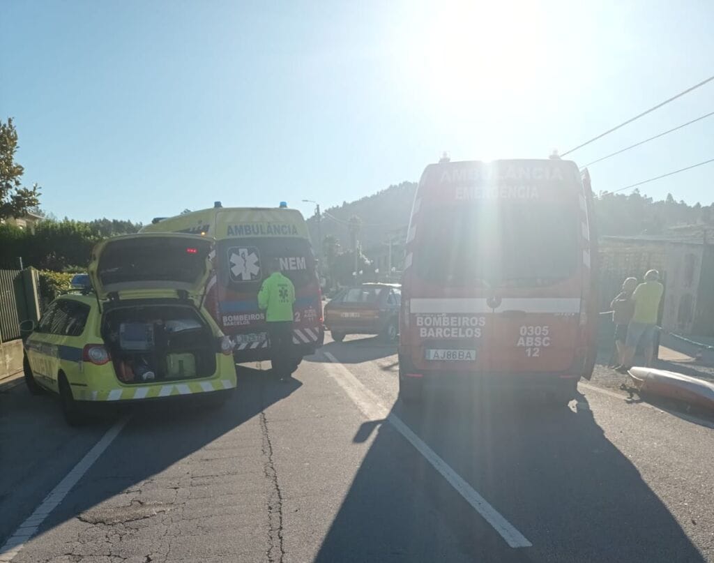 Barcelos: Acidente em Balugães faz um morto Barcelos Acidente
