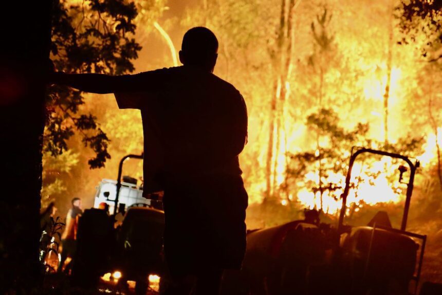 PJ Incêndio Caminha bombeiros arcos de valdevez