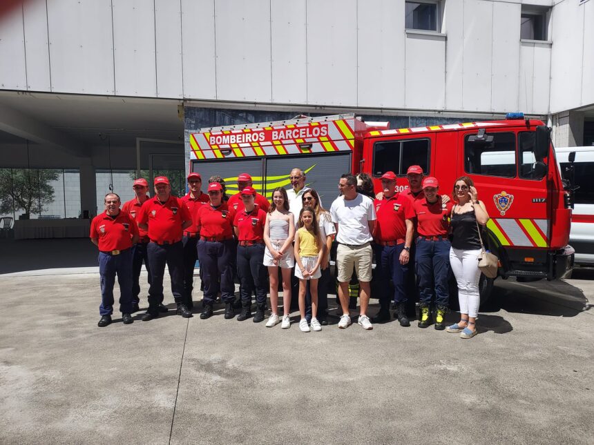 Barcelos: Irmãs atropeladas agradecem aos Bombeiros em dia de aniversário da corporação BV Barcelos 141