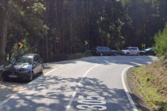 lagoa esturranha estacionamento EN305 Viana