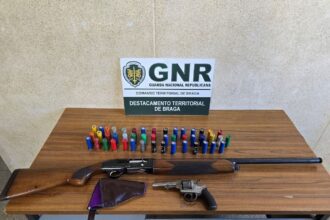 Posse ilegal arma braga