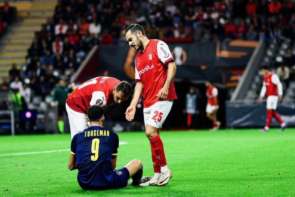 Futebol: Estrela de Davi sorriu ao Bruma. SC Braga entra a vencer na “nova” Liga Europa SC Braga Maccabi Telo Aviv