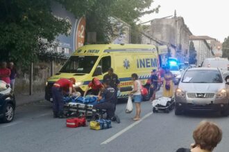 atropelamento Braga