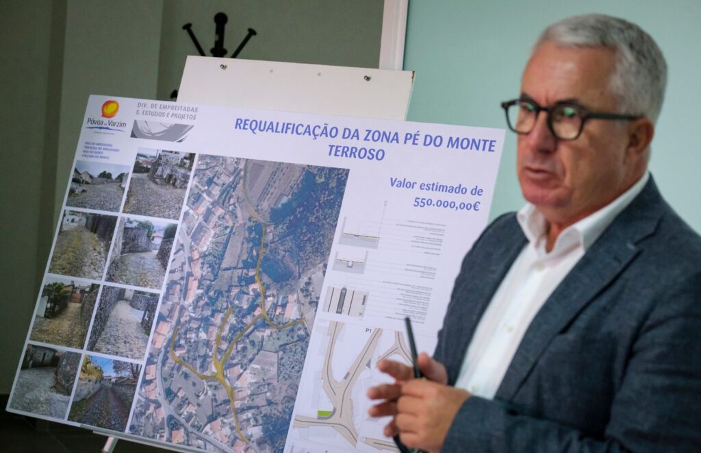 Póvoa de Varzim: Investimento de 550 mil euros para requalificar "património singular" em Terroso terroso obras povoa de varzim