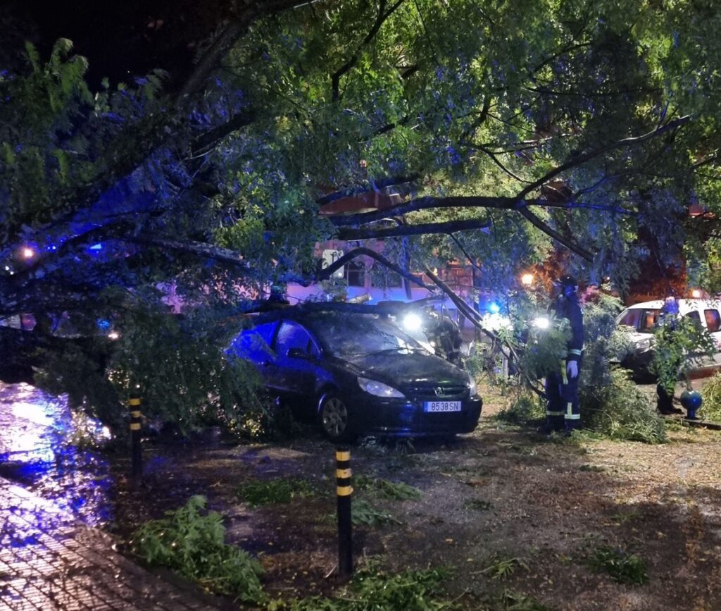 Braga: Quedas de árvore e inundações marcam princípio de noite Inundacoes queda de arvores braga Kirk