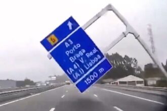 a41 sinal cai