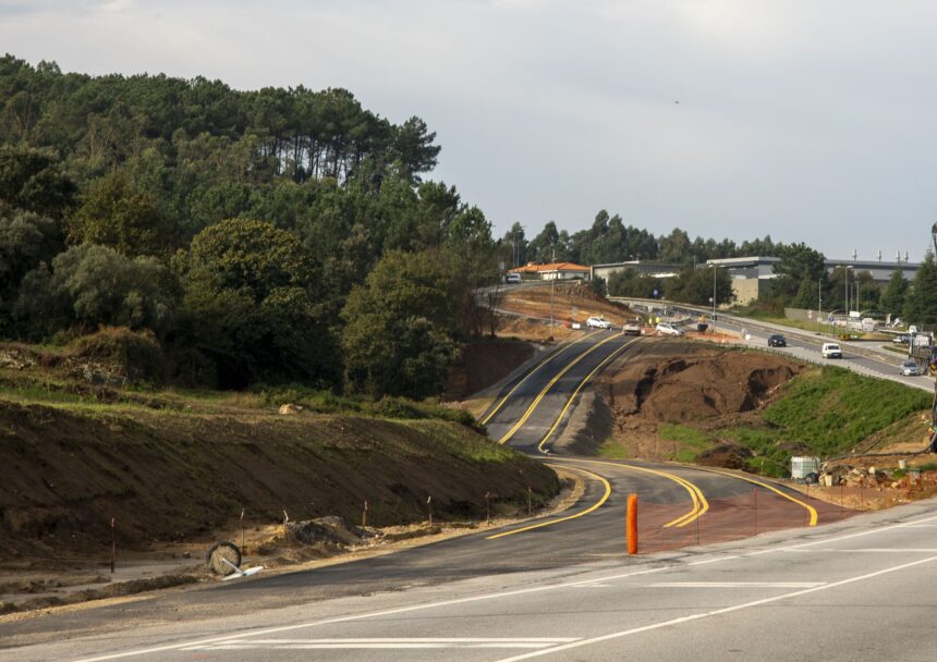 Barcelos: EN103 com desvio devido a obras na Circular EN103 Barcelos desvio 1