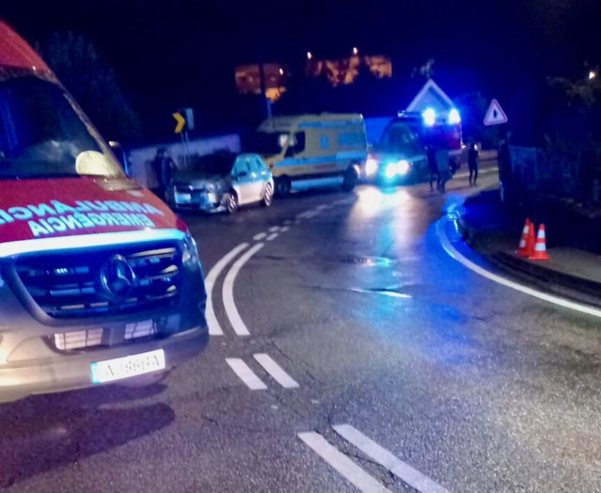 Barcelos: Colisão entre dois carros na EN205 resulta em três feridos Ucha acidente Barcelos colisao