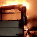Bombeiros ponte de Lima incêndio Autocarro