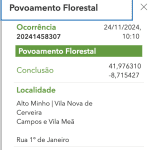 Alto Minho: Depressão Bert trouxe vento e ... incêndios Captura de ecra 2024 11 24 as 12.28.49