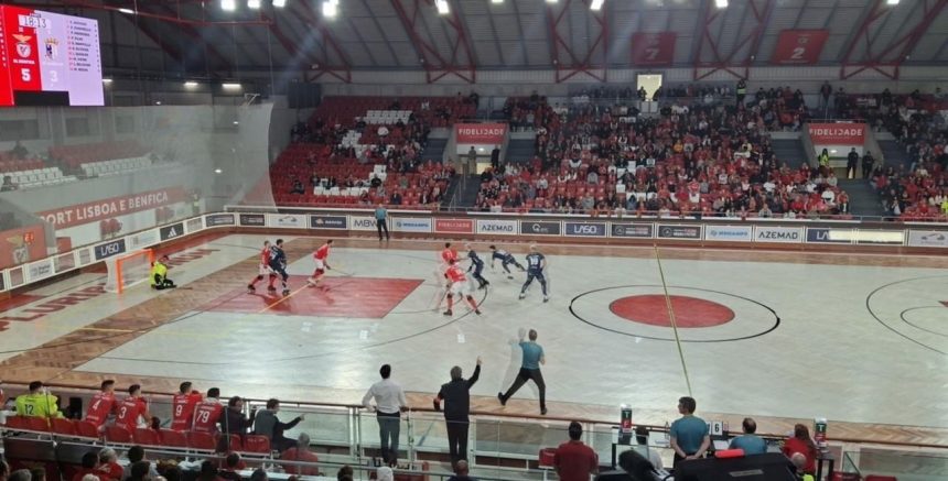 Hóquei em Patins: OC Barcelos goleado na Luz mas "critério" prejudicou Hoquei em Patins Minho OC Barcelos SL Benfica