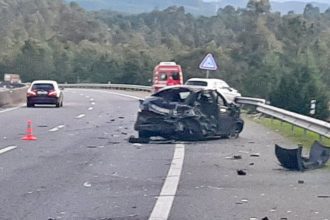 acidente a27 minho viana do castelo morto - 1