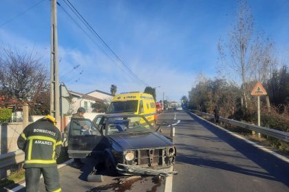 Amares Minho Braga acidente Bombeiros