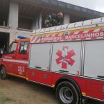 acidente trabalho barcelos queda obra
