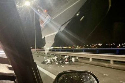 acidente viana moto ponte a28