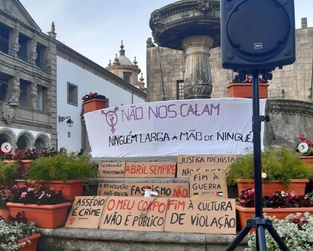 Viana: De volta à "Praça" para lutar pela eliminação da violência contra as mulheres Viana Violencia contra mulheres