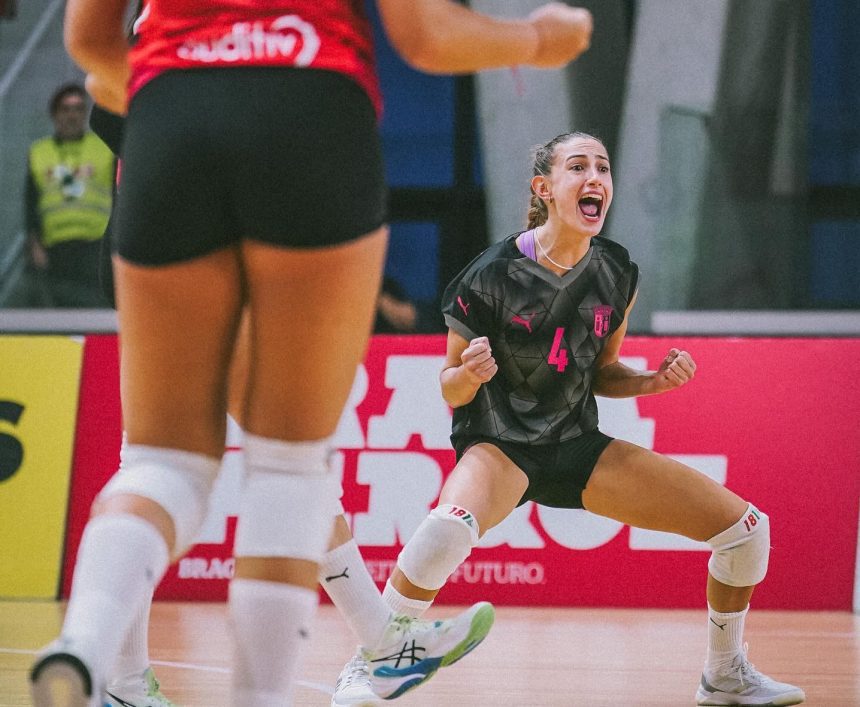 Voleibol: SC Braga a um jogo de ser campeão nacional guerreiras sc braga voleibol