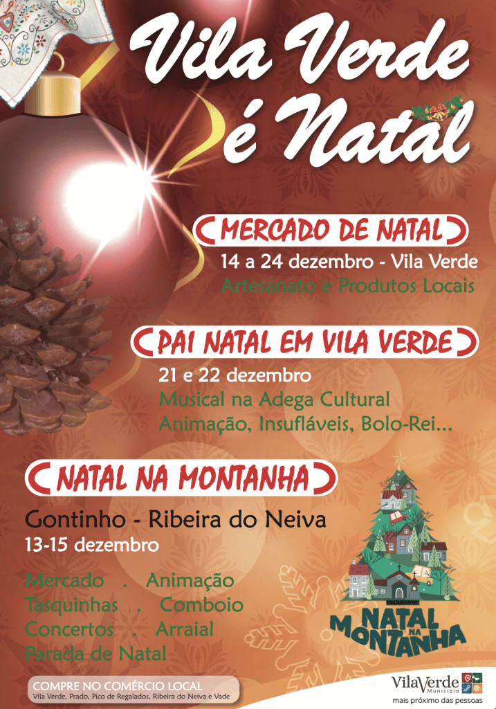 Vila Verde: Luzes já estão acesas e há todo um Natal para "namorar" natal vila verde