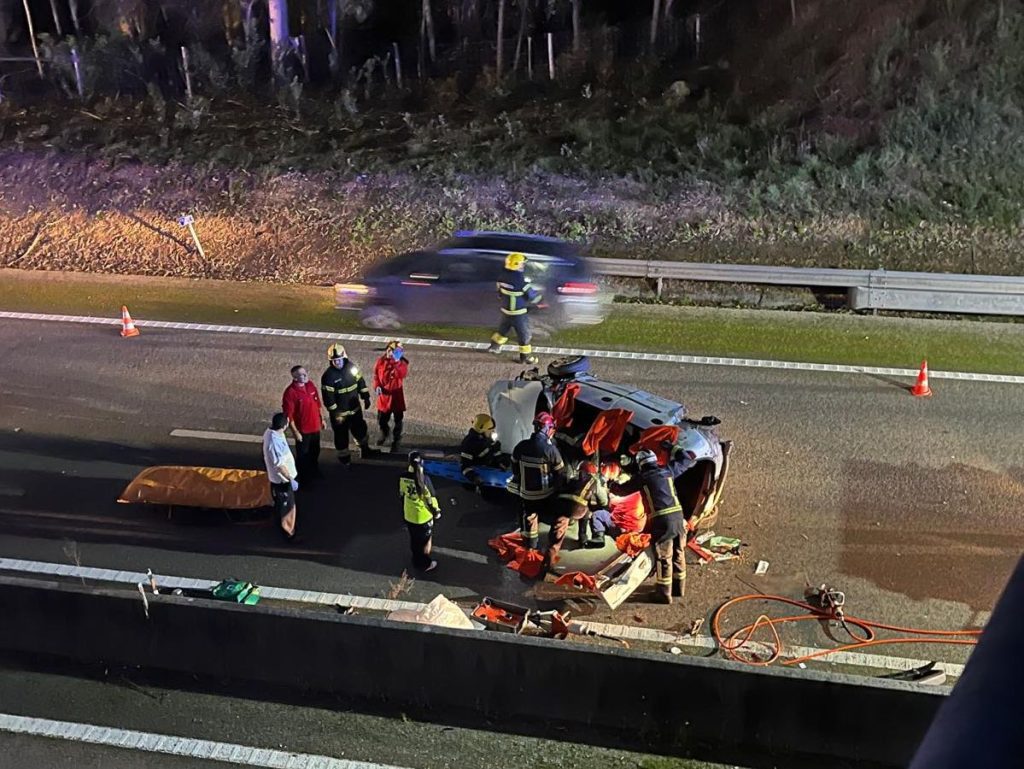Minho: Mais de 800 acidentes e 4 mortos em janeiro no distrito de Braga Fonte Boa A11 acidente Esposende carro caiu - 1