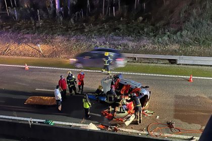Fonte Boa A11 acidente Esposende carro caiu - 1