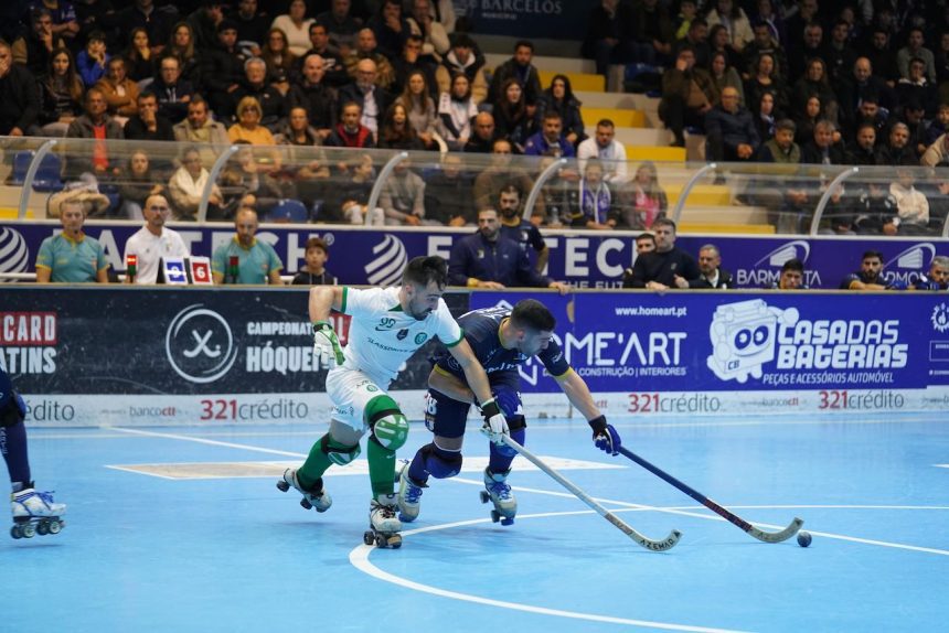 Hóquei em Patins: OC Barcelos sofre primeira derrota caseira OC Barcelos SCP
