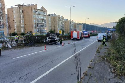 acidente braga capotamento carrinha - 2