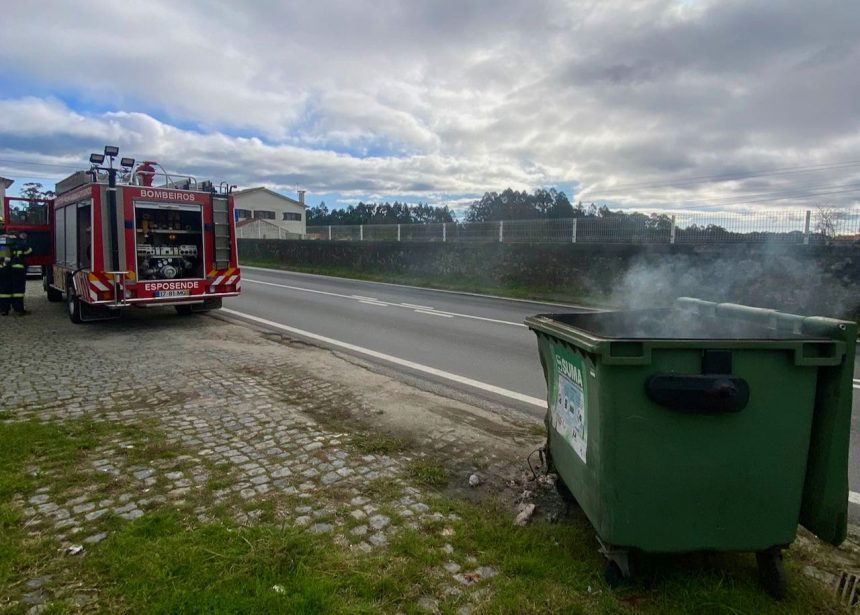 incendio contentor esposende - 1