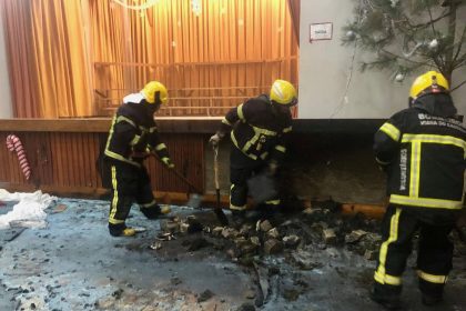 incendo salao paroquial de São Roma do Neiva Viana do Castelo - 2