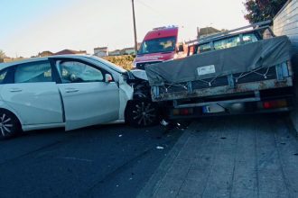 acidente EN205 povoa de Varzim